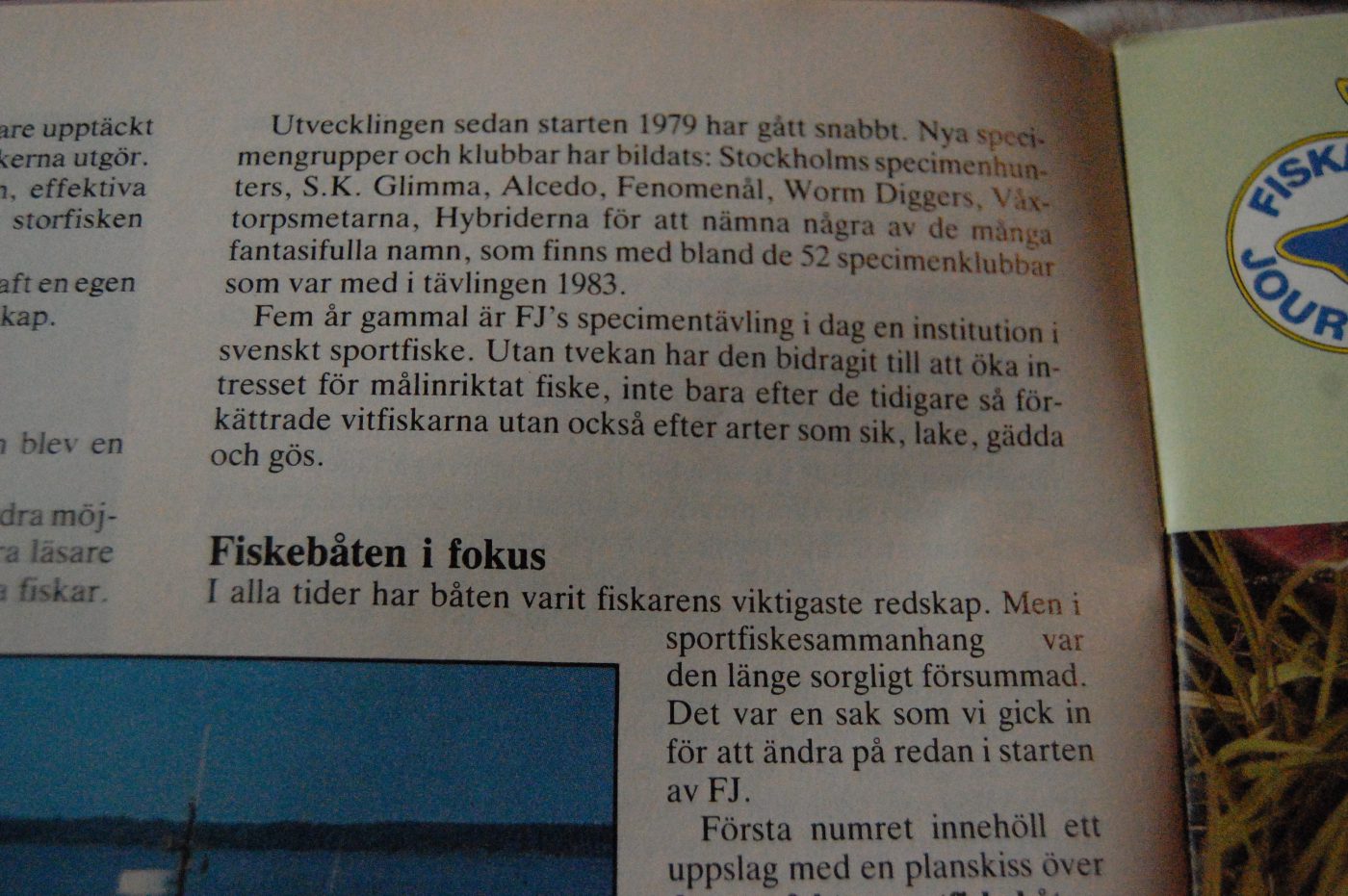 Specimenfisket 1984