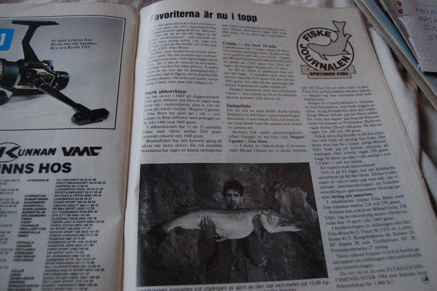 Specimenfisket 1984