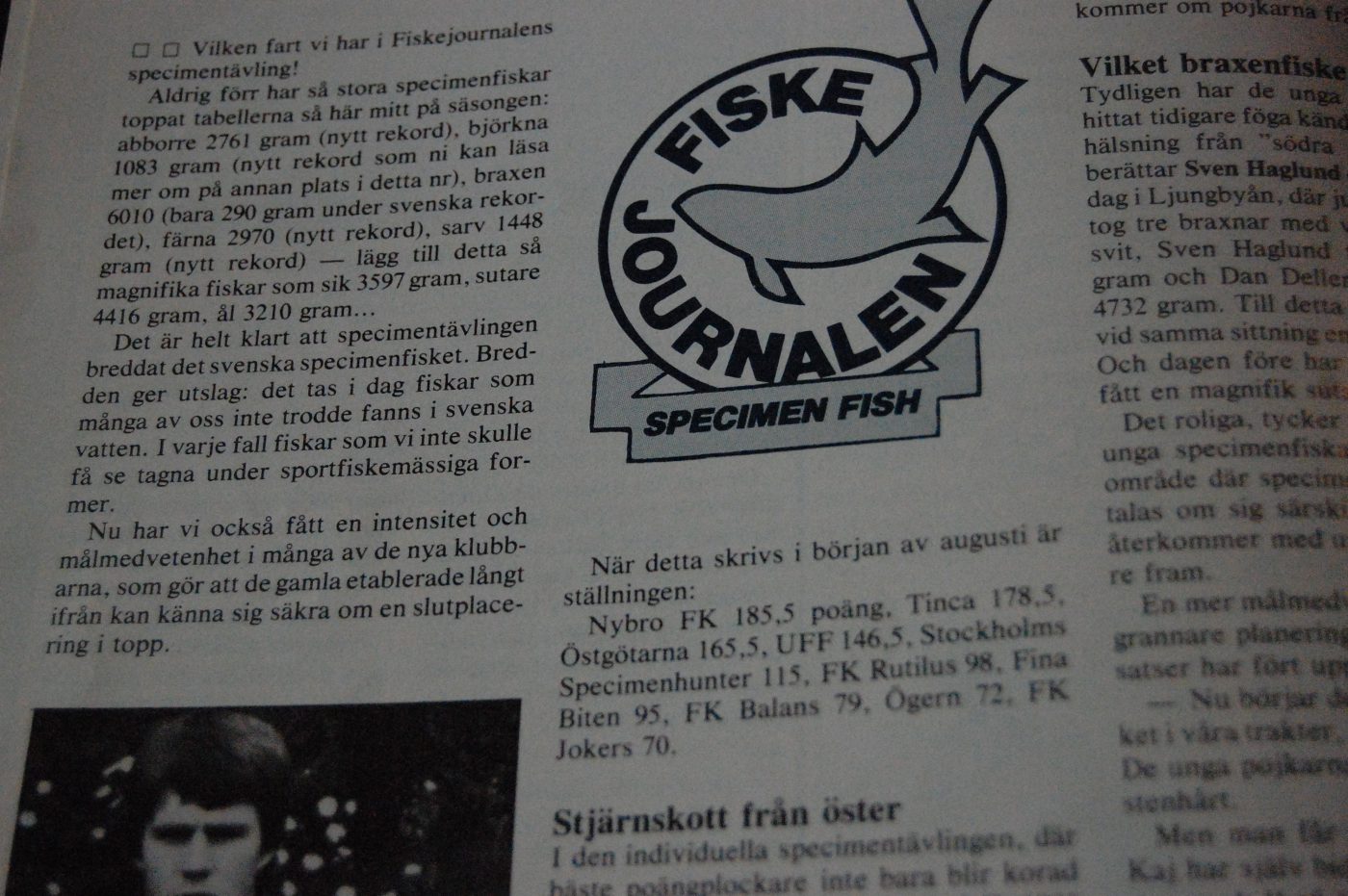 Specimenfisket 1984