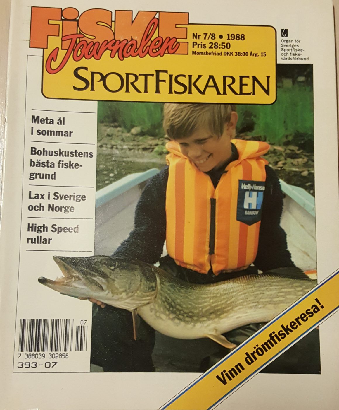 Specimenfisket i Sverige 1988