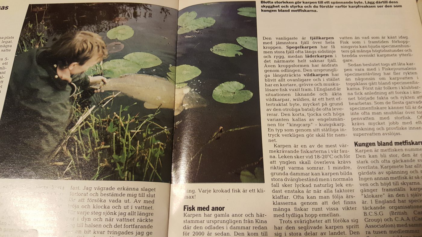 Specimenfisket i Sverige 1988