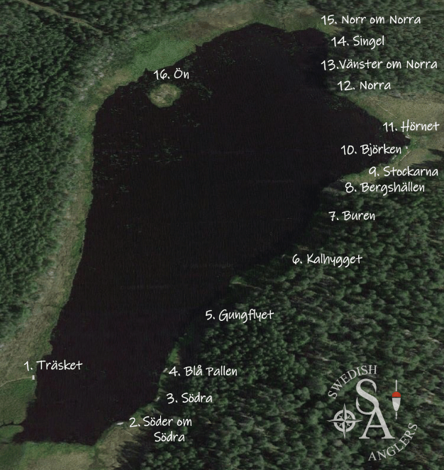 Karta över Ursjön