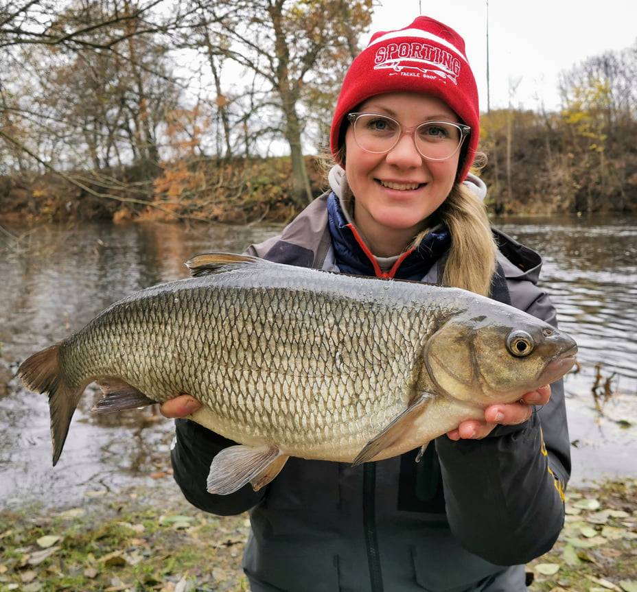 Linnea Lönn med en fin Id från Mörrumsån